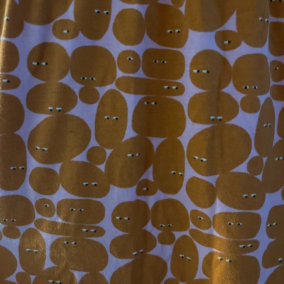 Nooworks Orange and Pink Patterned Joggers “Pebble People” - Picture 4 of 12